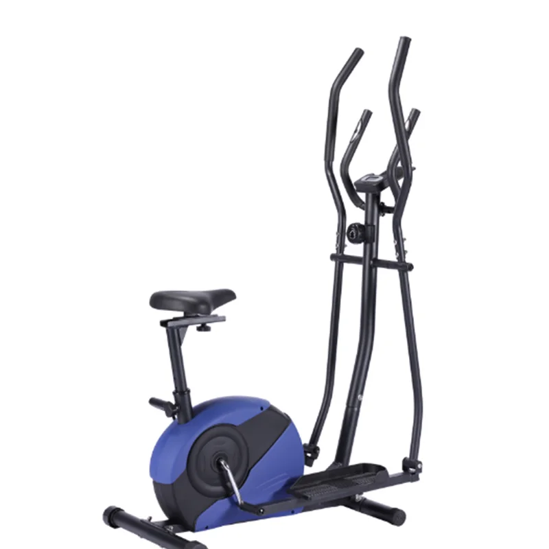 Trending Versatile Adjustable Speed 2-in-1 Exercise Bike Magnetic Elliptical for Indoor Centerpromote sales