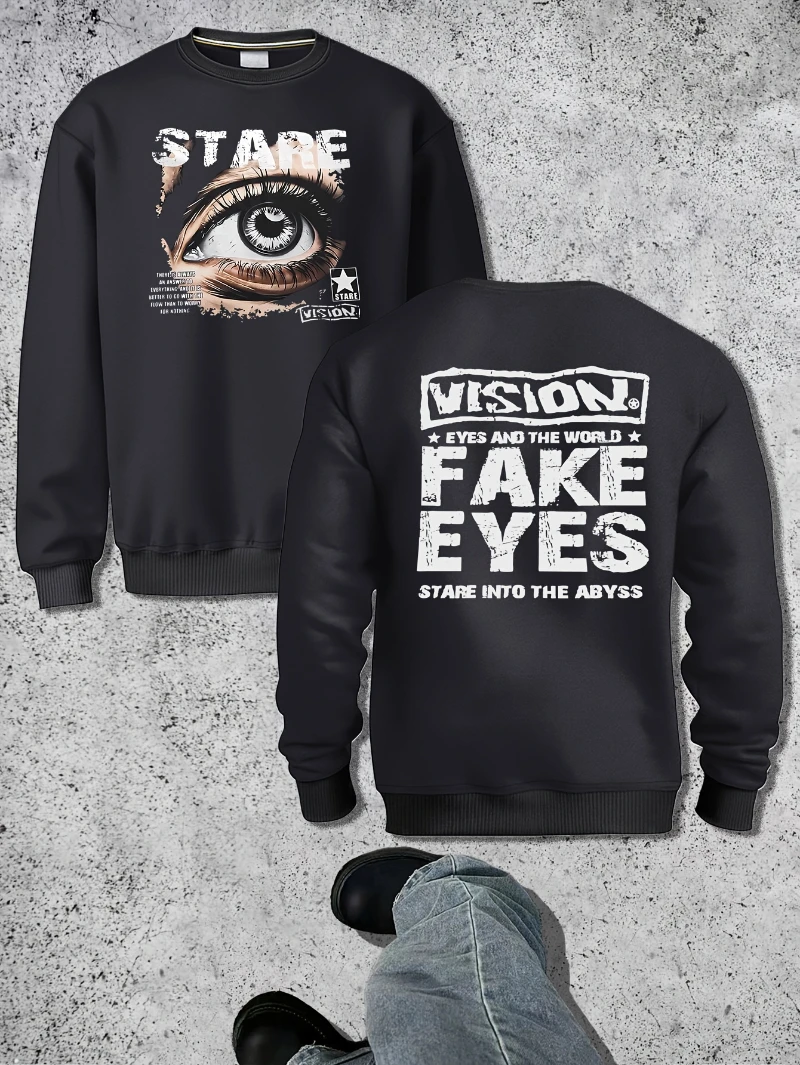 

A Mens High Quality Long Sleeved Fashionable 2025 Autumn and Winter Round-neck Hoodie Is for Both Men and Women Top