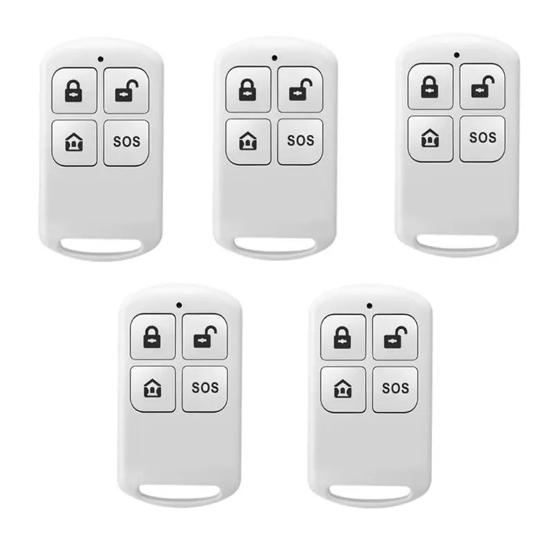 

Best Choice For PG103 For PG107 Compatible 5PCS Wireless Smart Home Alarm System Remote Control- Home Security 433Mhz