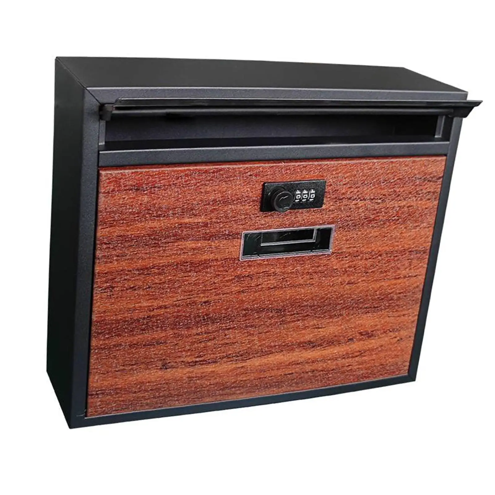 

Wall Mount Mailbox Metal Practical Letterbox for Commercial Outside Entryway