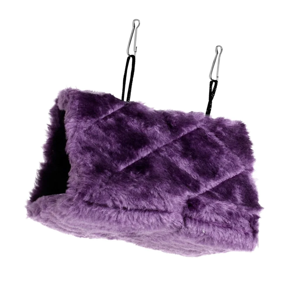 

Climbing For Parrot Purple Thick Pet Bed Bird Climbing Exercise Hammock For Parrot Pet Hammock Bed