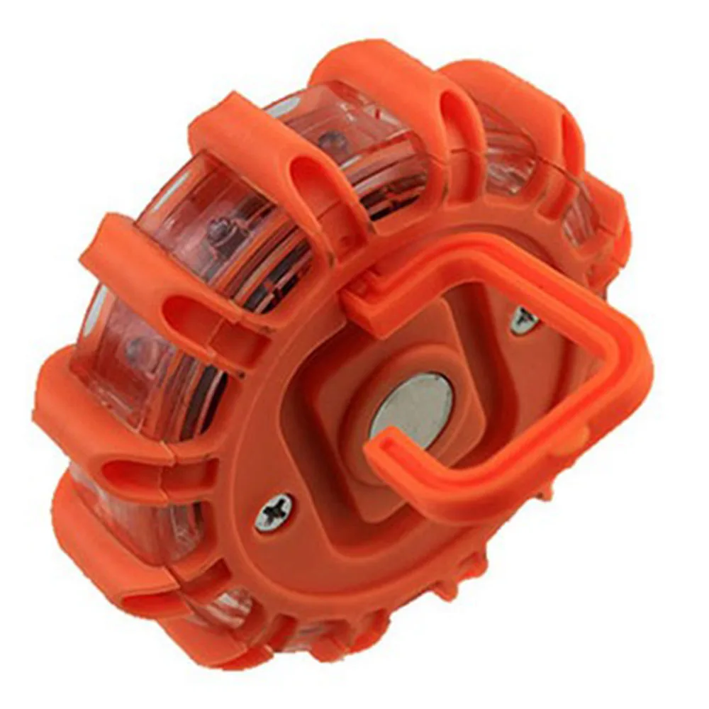 1 قطعة LED مشاعل الطريق الطوارئ ضوء السلامة الحمراء وامض على جانب الطريق منارة إشارة المرور سلامة الطريق