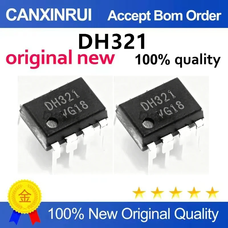 (5-100pieces)Original genuine direct insertion DH321 DIP-8 PMIC - AC-DC converter offline switch IC chip