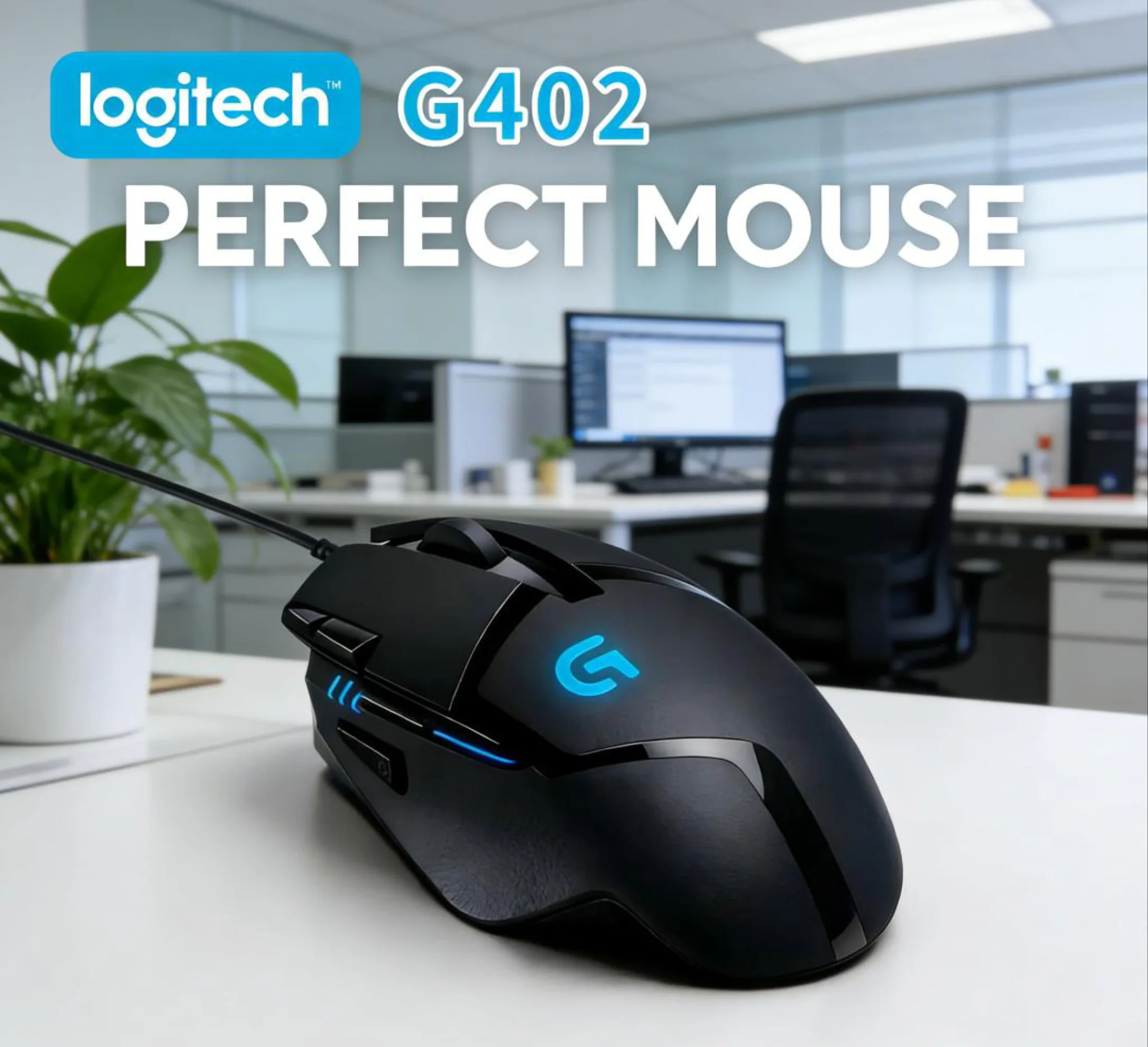 

Проводная игровая мышь Logitech G402 LIGHTSPEED, прочная, эргономичная, 8 кнопок, легкая, высокоточная, для киберспорта + M750/M650/M221