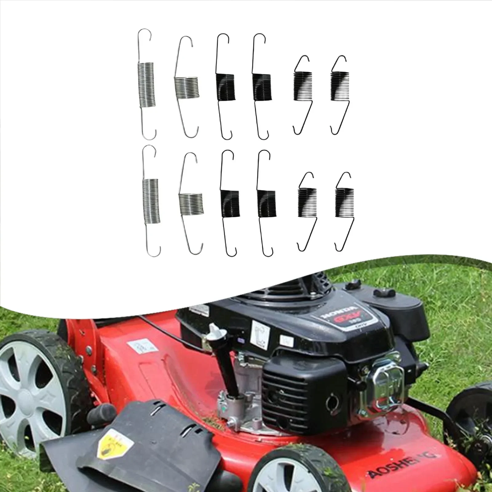 Throttle Return Springs Set 59207 Compatible With Various Fuel Engines Replacement For Lawn Mower Parts 12 Pieces