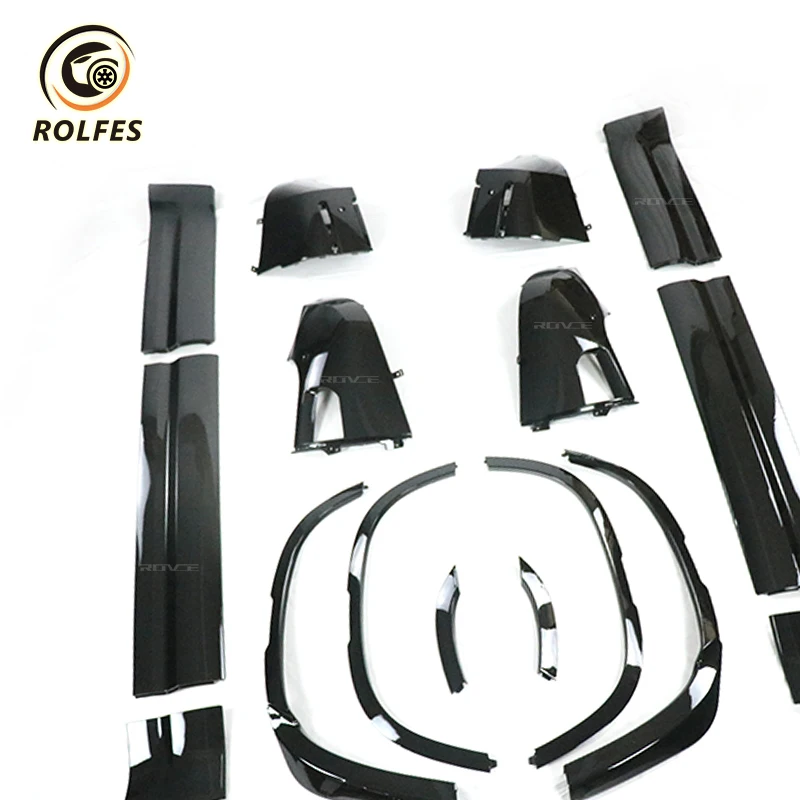 ROLFES For Land Rover Defender 90 110 20-23 Fender Flares Arch Wheel Eyebrow Auto Mudguard Lip Body Kit Outside Lower Door Trim