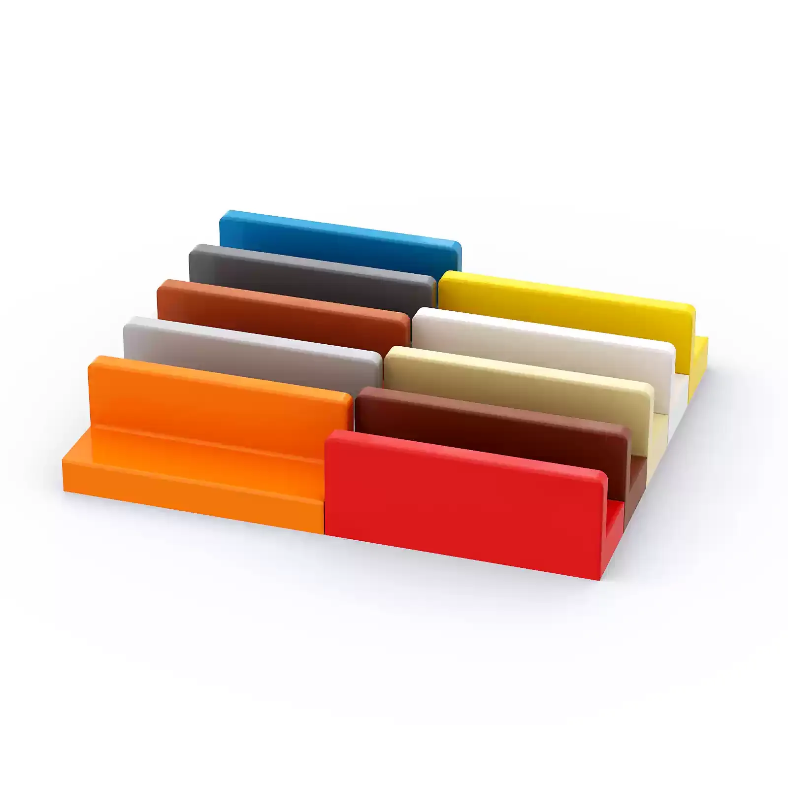 [79Pcs]【50g】 23950 Interlocking 1x3 Wall Panel