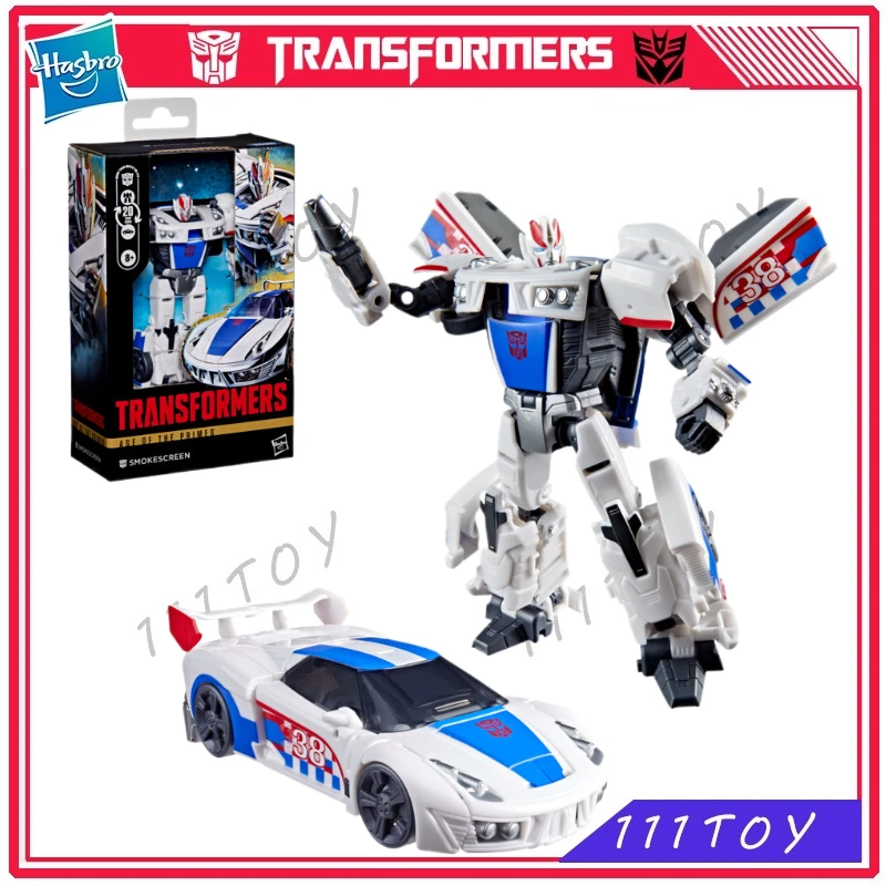 In Stock Hasbro Transformers Classic Toys Age Of The Primes Deluxe Smokescreen Action Figure Robot Toy Collectibles Gift Hobbies