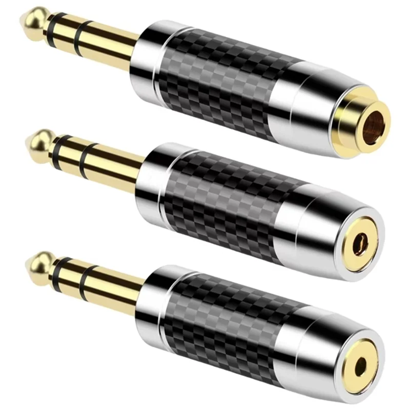 【A10R】6,35 mm tot 4,4 mm oortelefoonadapter vergulde geluidsconnectoren voor audioapparatuur, gitaren, mengbureaus, piano's, enz.