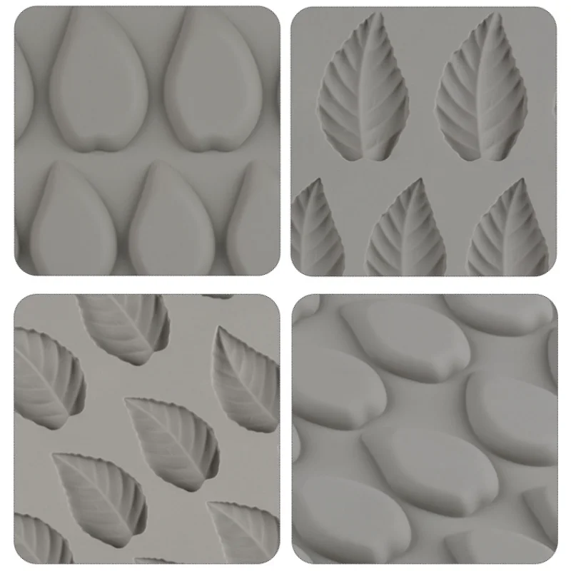 28 Cavity Leaf Silicone Chocolate Mold DIY Plant Candy Biscuit Ice Cube Baking Mould Cake Decor Party Snack Making Tool Gifts