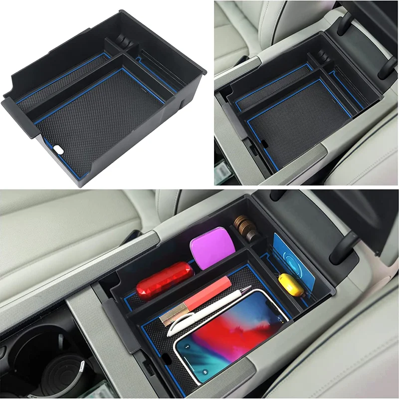 

Center Console Organizer Containers Compatible For Hyundai Palisade 2023 2024 Accessories Armrest Storage Box (No Fit 2020-2022)