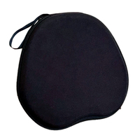 For Picun F8 Headphone Case EVA Cartoon Storage Bag Over-Ear Headset Shockproof Protective Case - Black