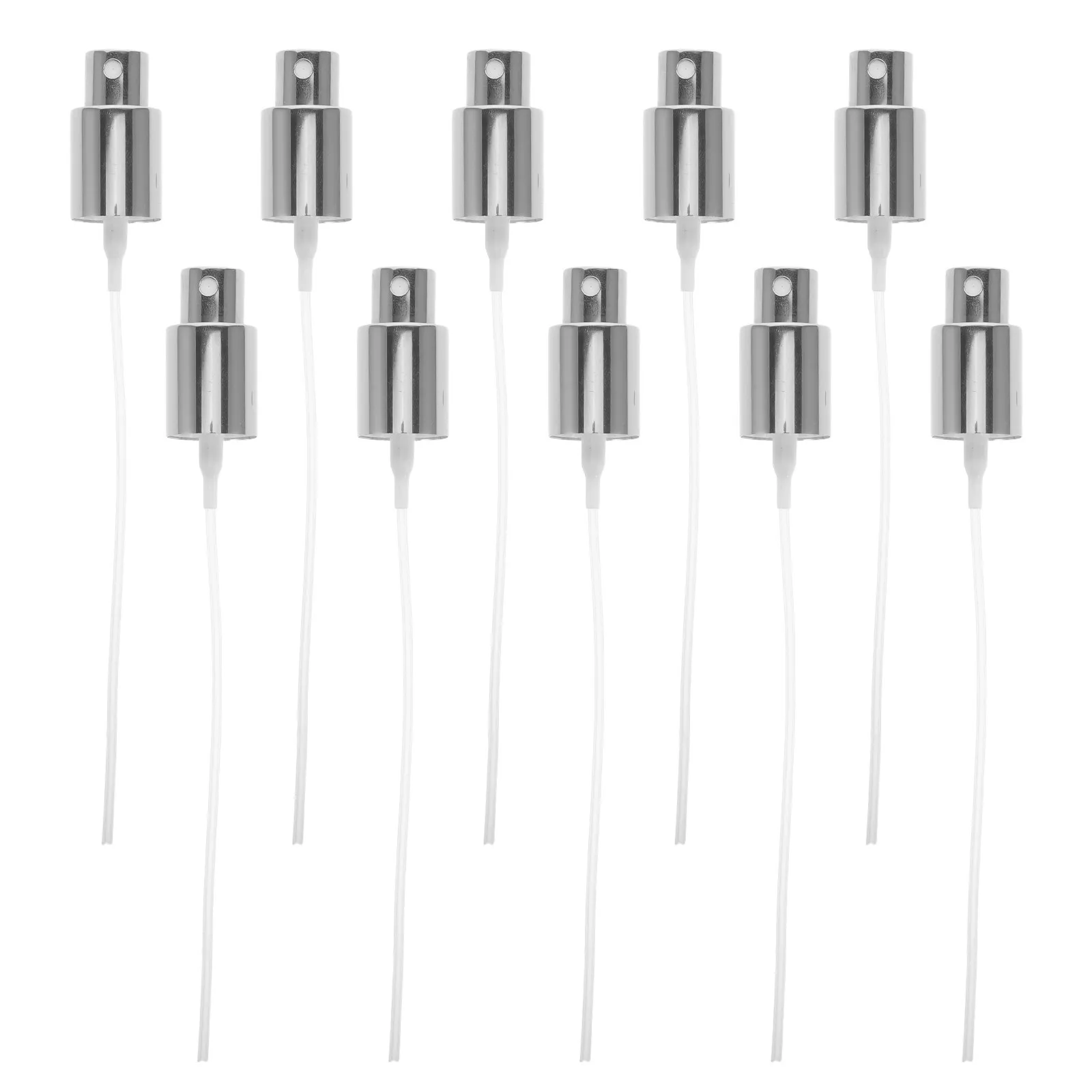 10Pcs Perfume Spray Nozzles Fine Mist 18 Thread Replacement Caps Leakproof Nozzle for Bottle Sprayer Tops Perfume Spray Nozzle