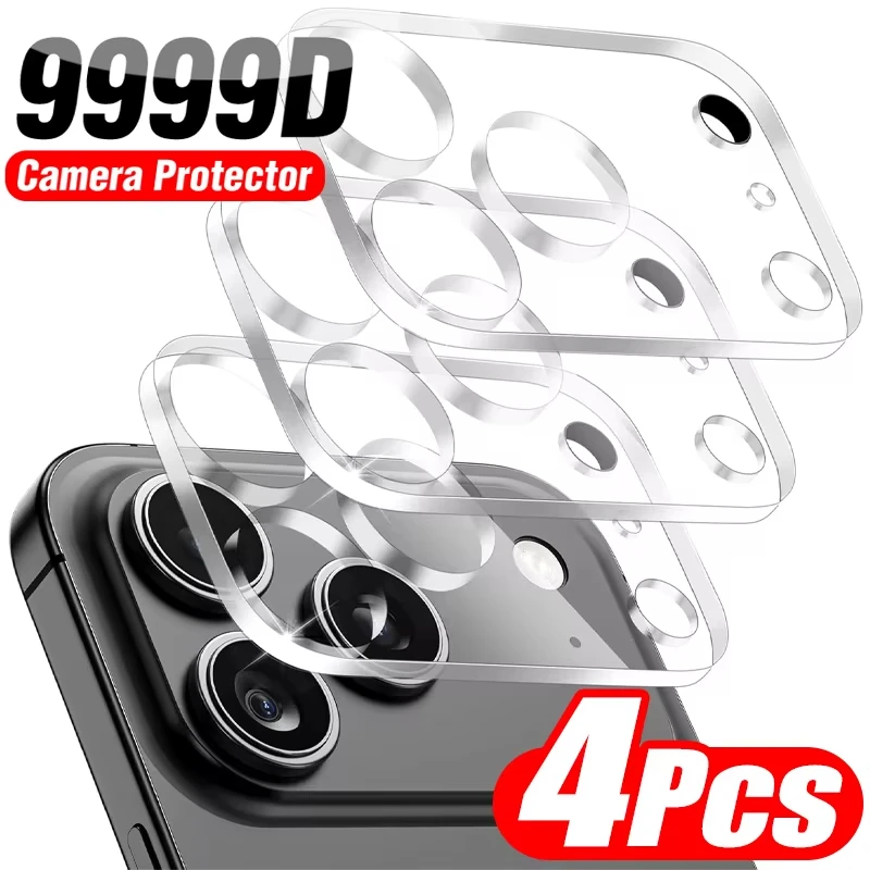 Tempered Glass Camera Lens Protector For iPhone 17 Pro 14 15 13 11 12 16 Pro Max Air Plus Mini Rear Lens Protective Cover Film