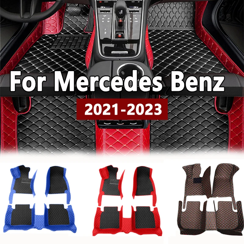 

Автомобильные коврики для Mercedes Benz EQA 2021 ~ 2023, коврики для защиты от грязи, водонепроницаемые коврики, автомобильные коврики, аксессуары для интерьера автомобиля