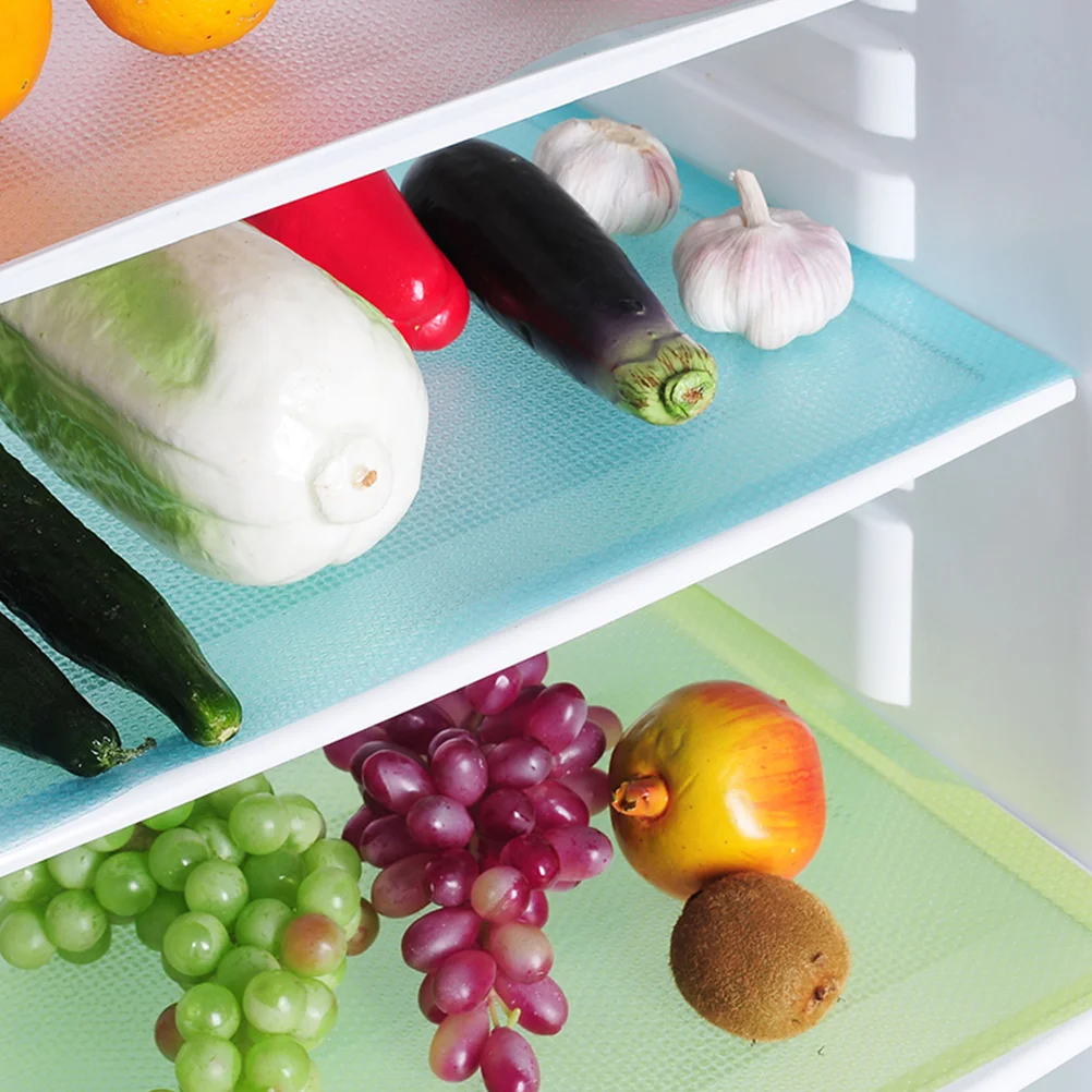 

16pcs EVA Anti fouling Moisture proof Mat Kitchen Fridge Cabinet Liners Non slip Shelf Drawer Pad Protective Sturdy Cut