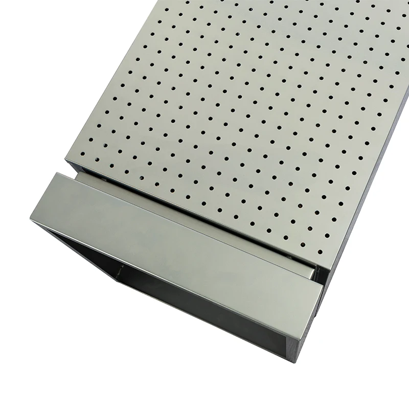 

2026 hot sales Pegboard 4-Sided Revolving Floor Display Revolving Jewelry Organizer Stand, Retail Display for Accessories