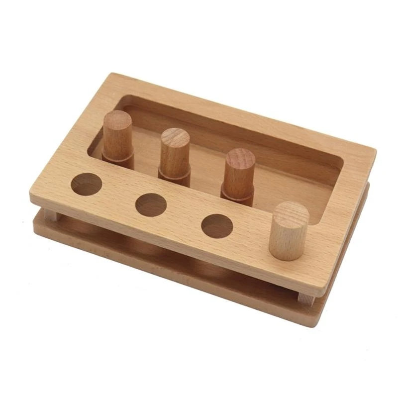 Leren puzzeldoos sorteercilinderdoos handtrainer speelgoed voor jongensmeisjes 3 15UB