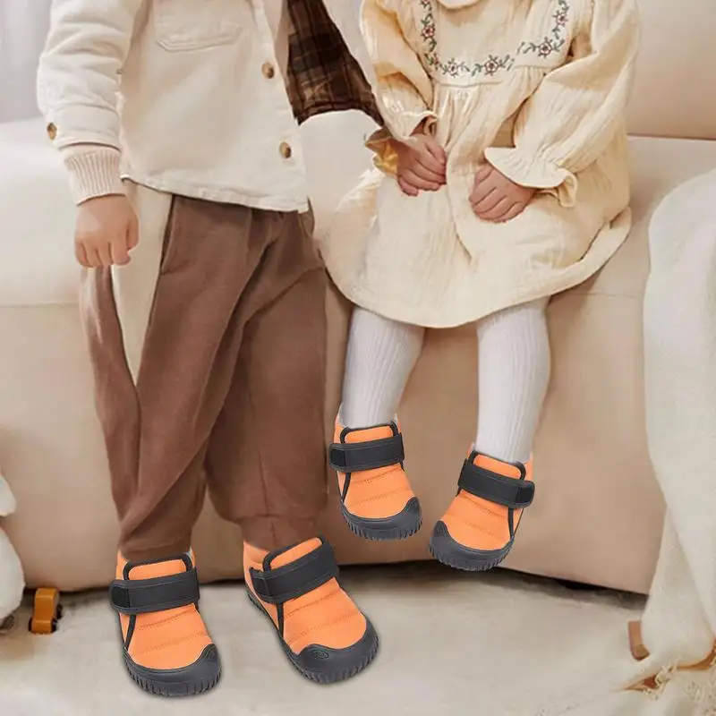 Sepatu bot anti air anak laki-laki dan perempuan, sepatu bot musim dingin, sepatu anti air, sepatu Slip, sepatu cuaca dingin, hadiah Thanksgiving, natal