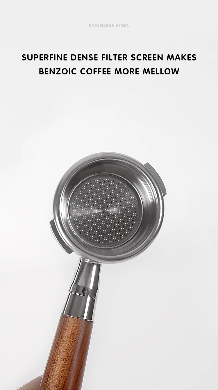 Kaffee bodenlosen Sieb träger nackt 58mm für Gaggia klassischen Ersatz Barista Espresso maschine Cafe Maschinen Zubehör – Detail 6