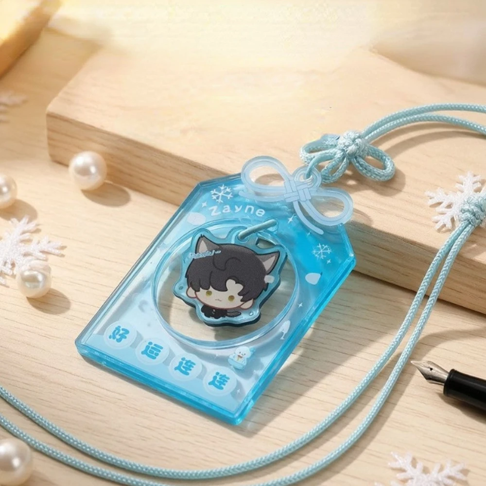 Game Love and Deepspace Pendant Xavier Zayne Rafayel Sylus  Colored Window Acrylic Keychain Cute Decoration Backpack Pendant image 5