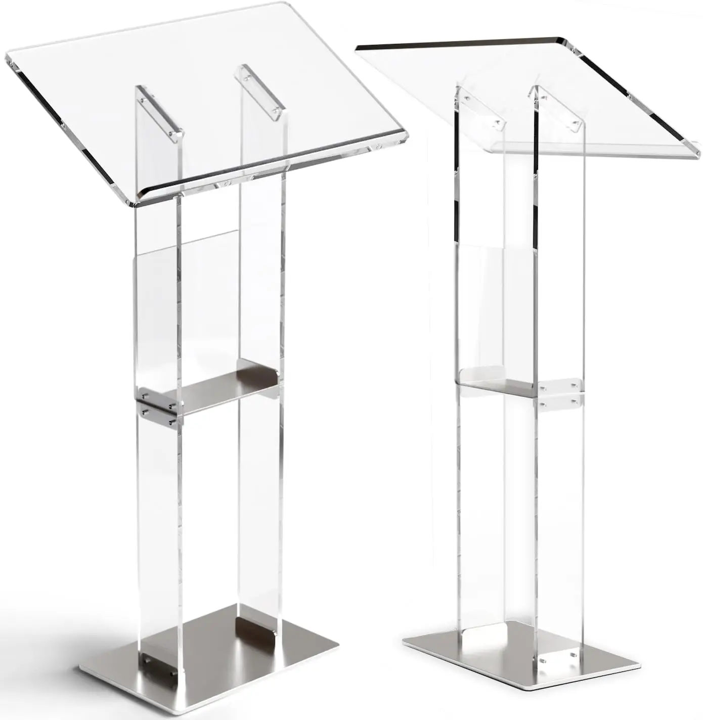 

Acrylic Pulpit Podium Stand | Modern Portable Pulpits for Churches Pastors Modern SchoolLecterns Wedding Event Reception