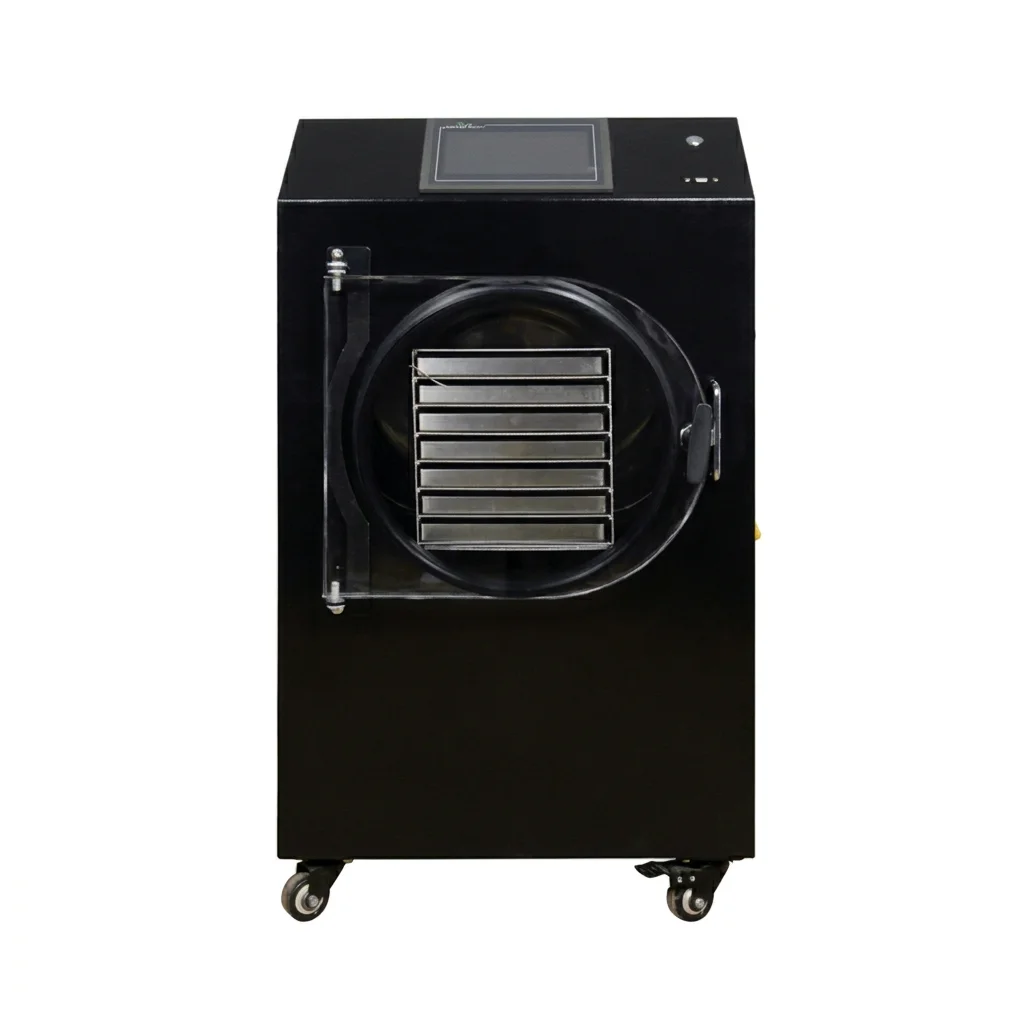 Vacuum Freeze Dryer For Food Vegetable Fruit Processing Electric Heating Motor 2-3kg Capacity 304 Stainless Steel 220V/110V