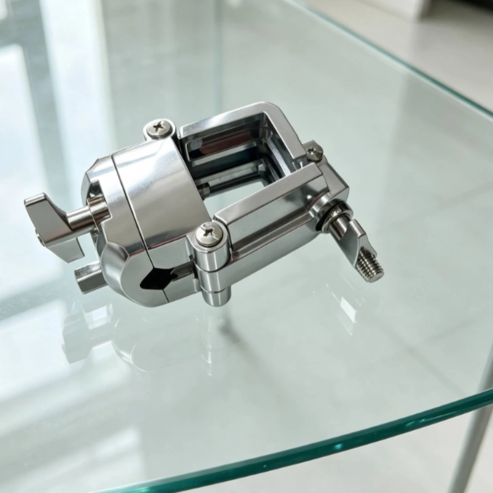 Drum Rack Clamp Adjustable Drum Rack Connector Hardware Long-Lasting Slim-Profile for Drummers, Live Performances