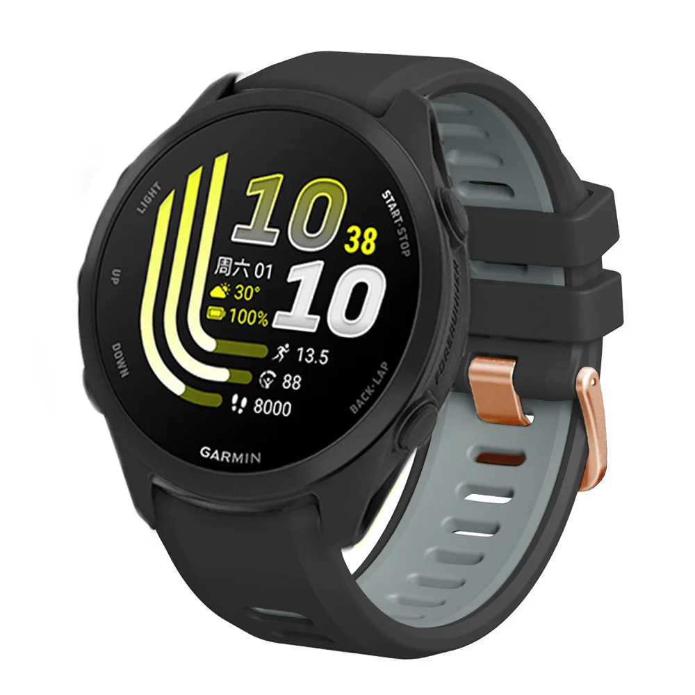 20mm Sport Silicone Official Straps For Garmin Forerunner 170 Watch band for Garmin Forerunner 170 bracelet Quick release Strap