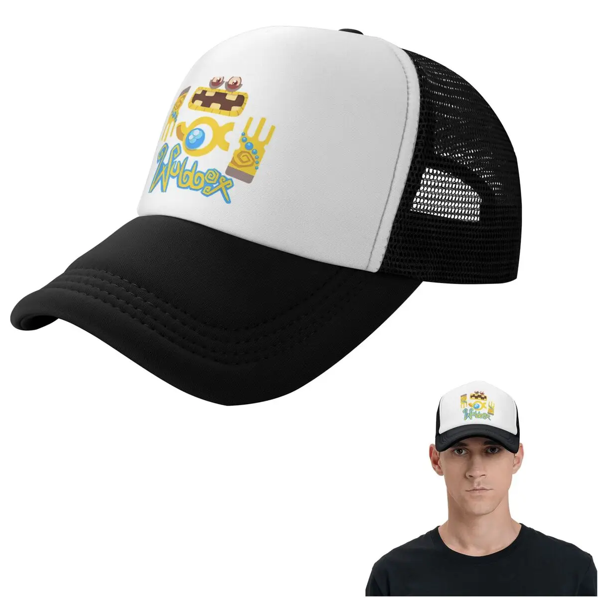 Wubbox My Singing Monsters (15) Cap Fashion Mesh Baseball Caps Adjustable Hat Hip Hop Summer Unisex Baseball Hats