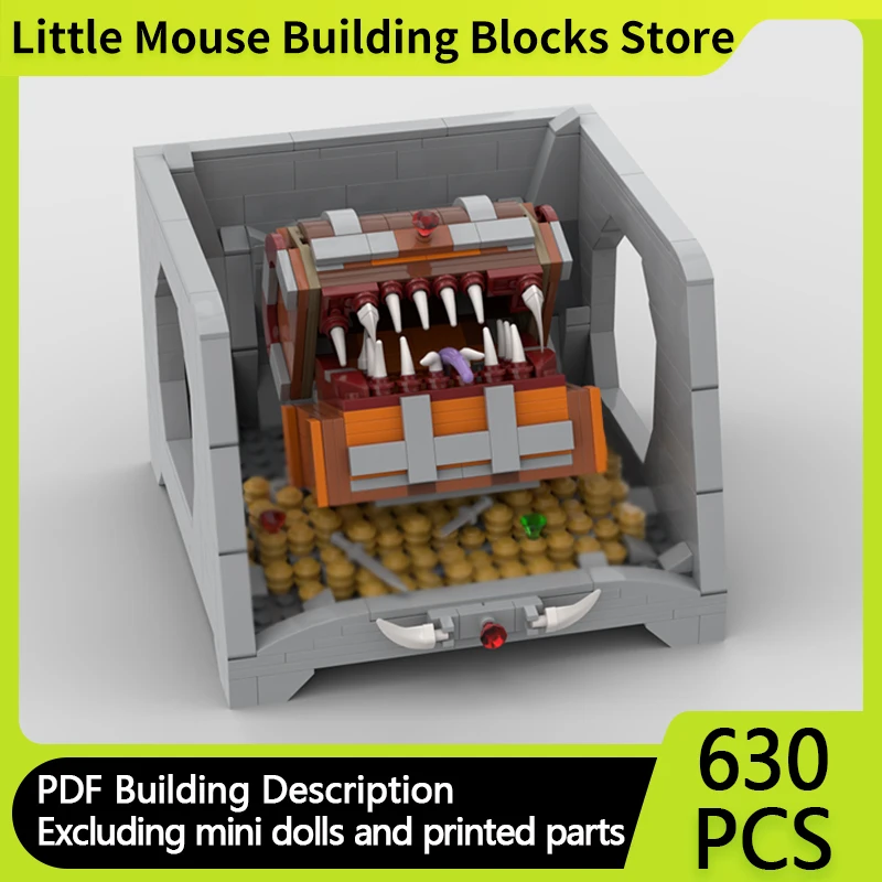 

City Street View Model MOC Building Bricks Halloween Treasure Cave Modular Technology Gifts Holiday Assemble Children Toys Suit