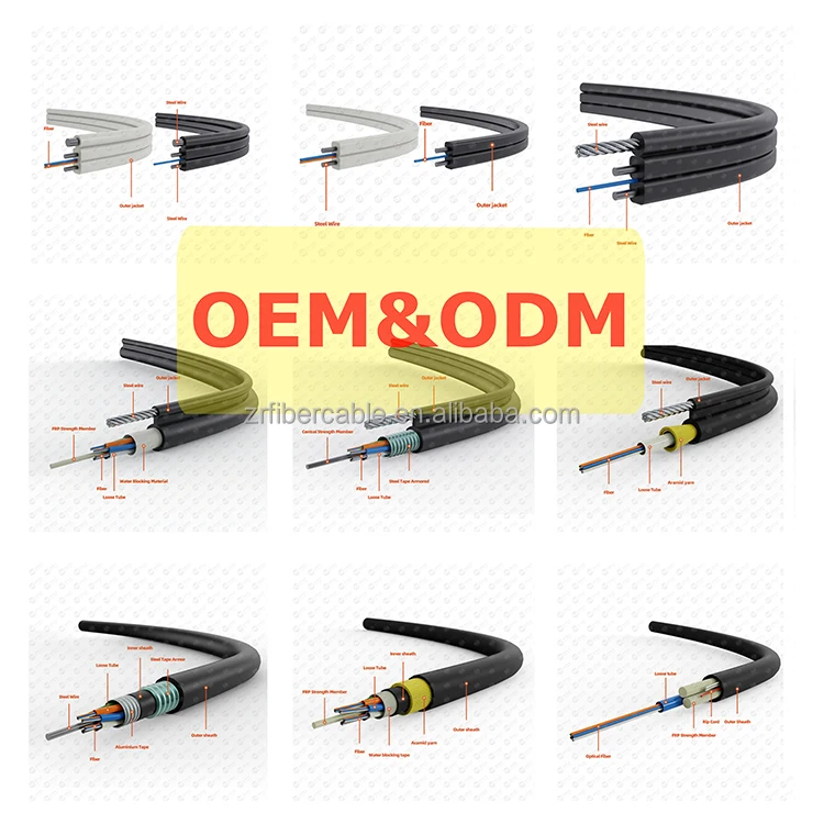 GJFV 2 4 6 8 12 16 24 Core SM Single Mode Distribution Fiber Cable OS2 G657a2 Indoor Fiber Optical Patch Cable - view 4