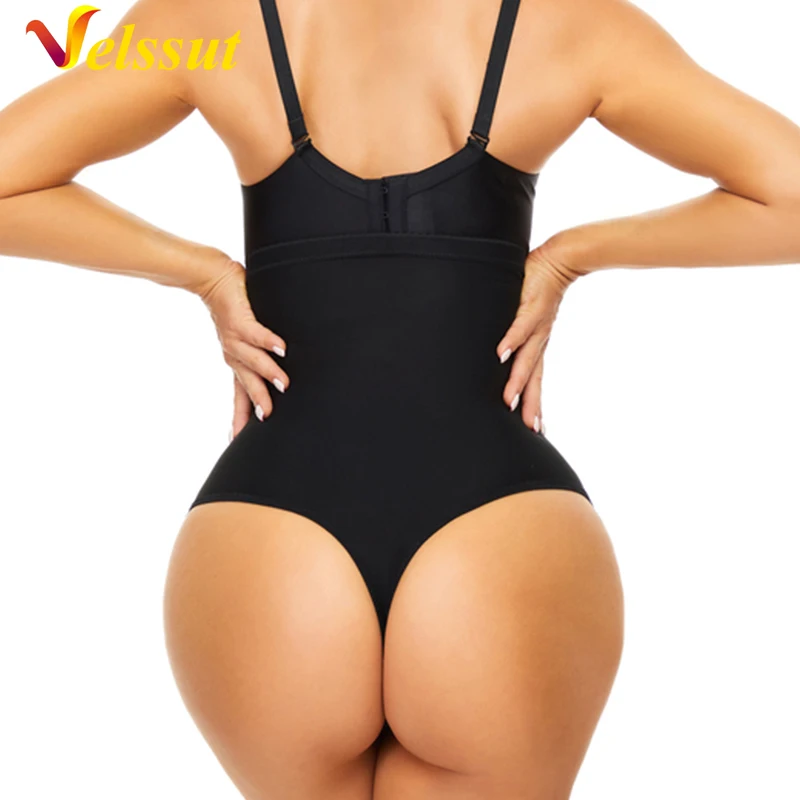 

Velssut Tummy Control Booty Push Up Control Panties High Waist Butt Lifter Underwear Seamles Shaper Hook Belly Thong Shapewear