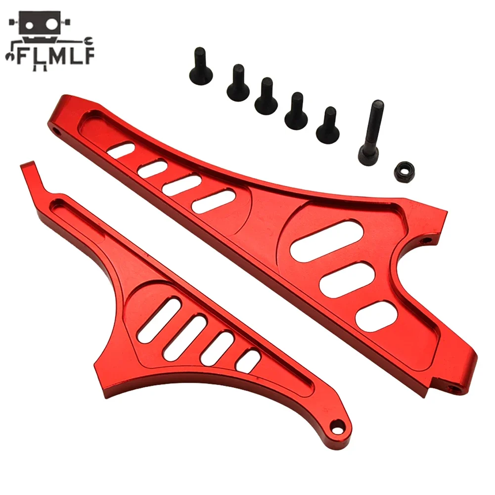 Rc Car CNC Metal Front Rear Support Brace Kit for 1/5 Losi 5ive-t Rofun Rovan LT King Motor X2  DTT FID QL Truck Parts