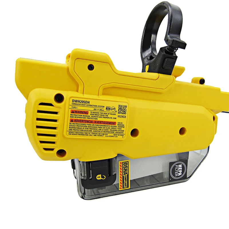 Imagem -05 - Dewalt-durável Alta Capacidade Extrator de Poeira Dwh205dh Martelo Rotativo D-handle Hepa Cannister Dch263 Sds 11 8