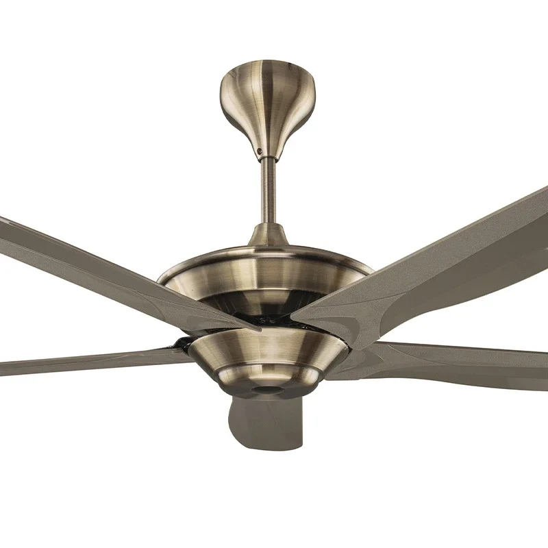 PLLY  Nordic Without lights Ceiling Fan American Retro Living Room Bedroom Study Cafe Hotel