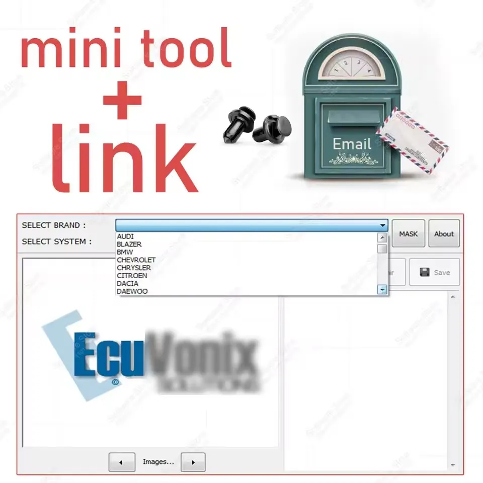 EcuVonix IMMO decodificación Universal v3.2 eliminar el código IMMO de ECU + clave para instalación ilimitada enlace de software