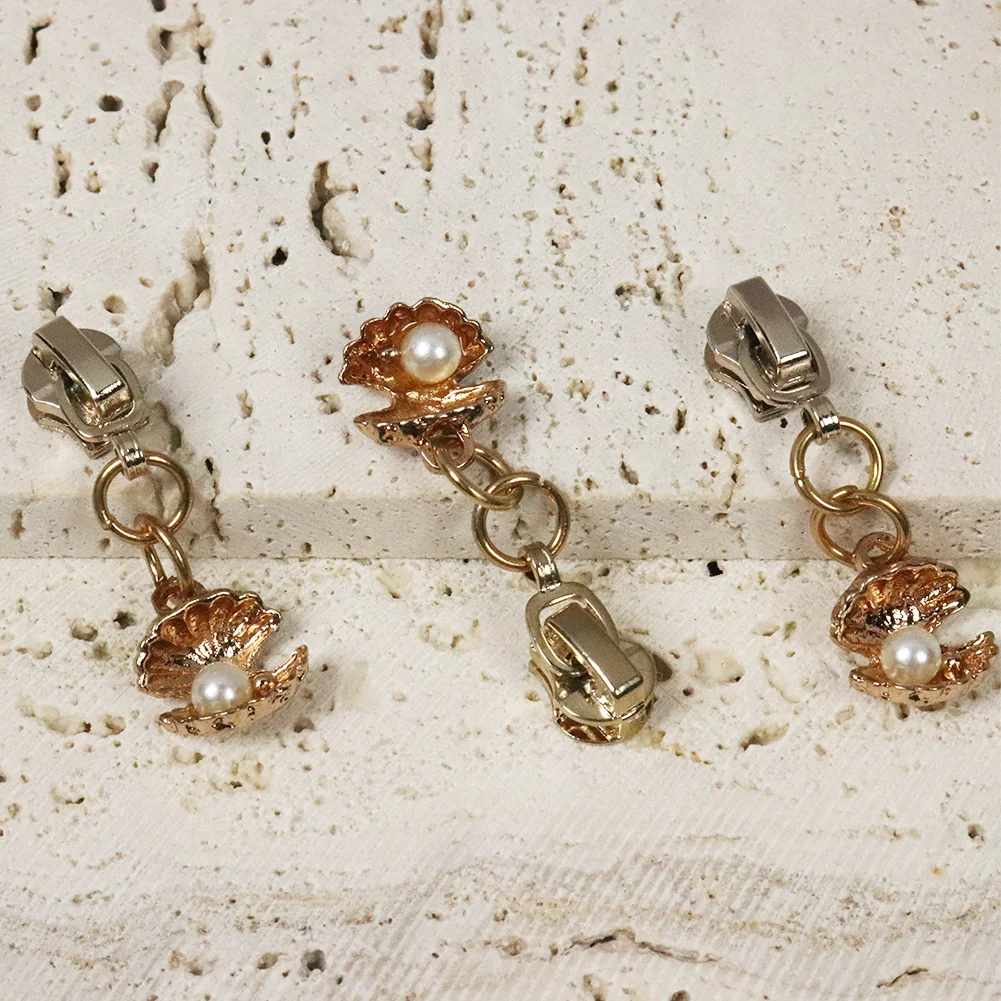 2pcs New Auto-Lock Nylon Zipper Pullers with Rubber Heads  Zip Sliders for Luggage, Backpacks, Cosmetic Bags, DIY Sewing Repair