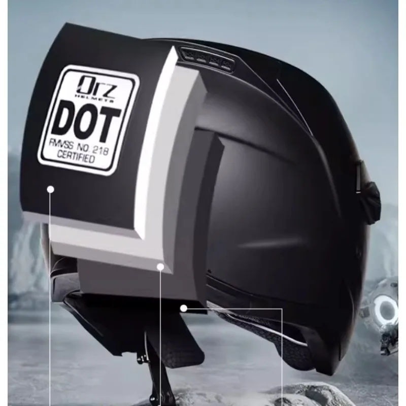 DOT Approved Modular Multifunctional Street Fighter Full Helmet Personalized Warrior Retro Motorcycle Helmet full face helmet