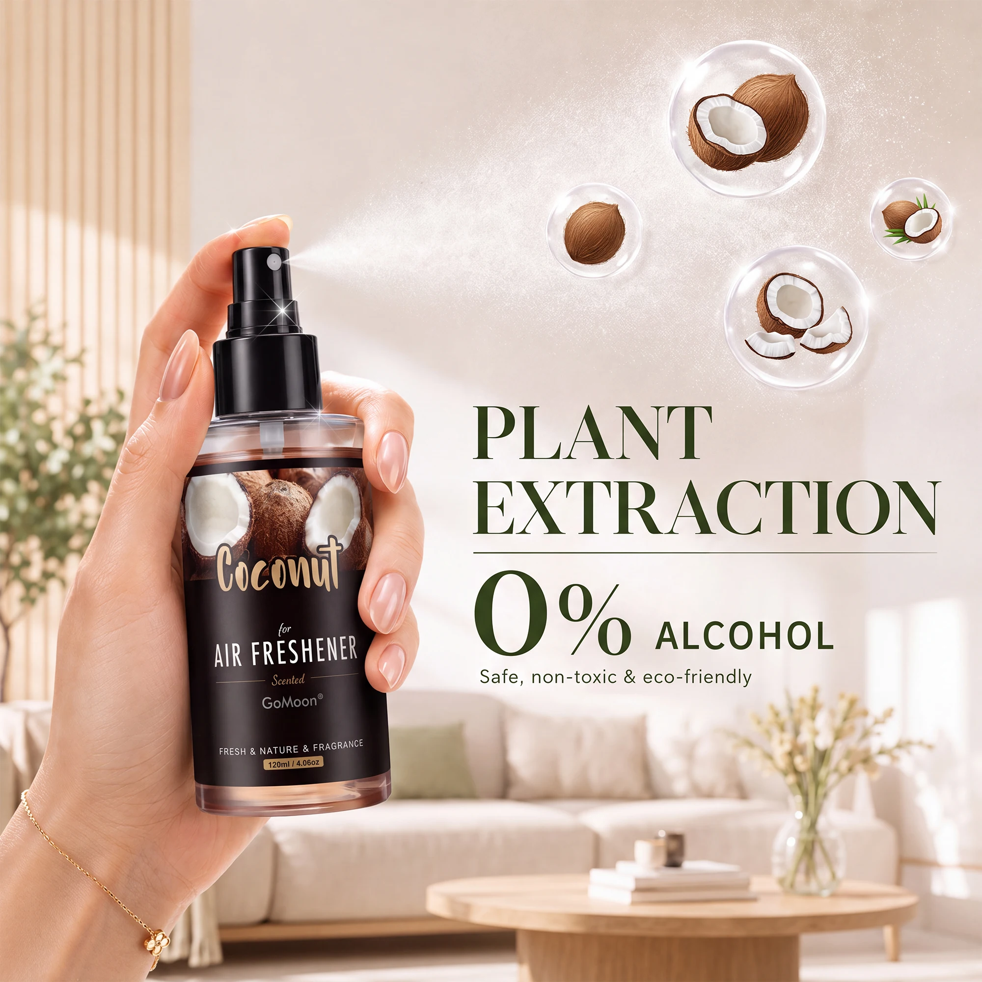 120ml/4.06oz Tropical Coconut  - Home Fragrance Logo ulasan dan harga