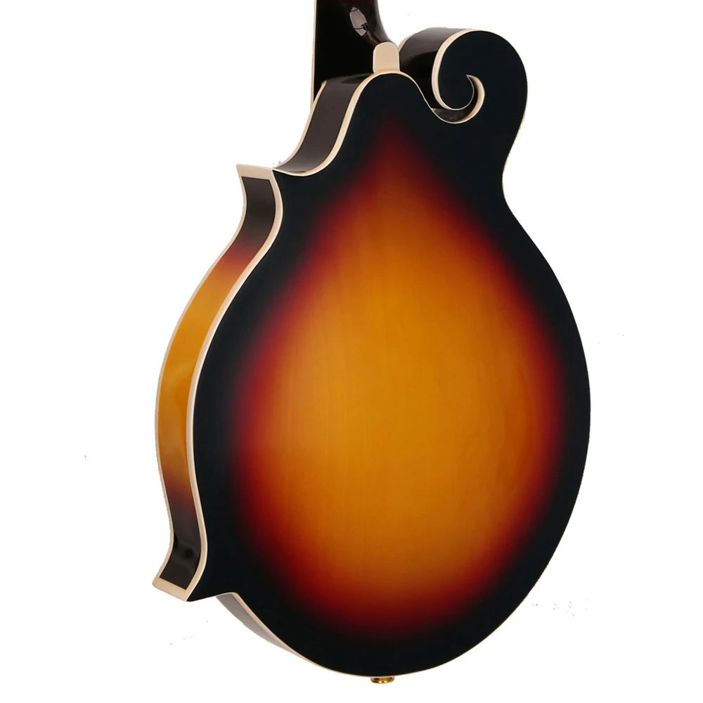 Wholesale F Type Mandolin Instrument Solid Spruce Top 8 Strings Glossy Finish Mandolin Musical Instruments for Sale