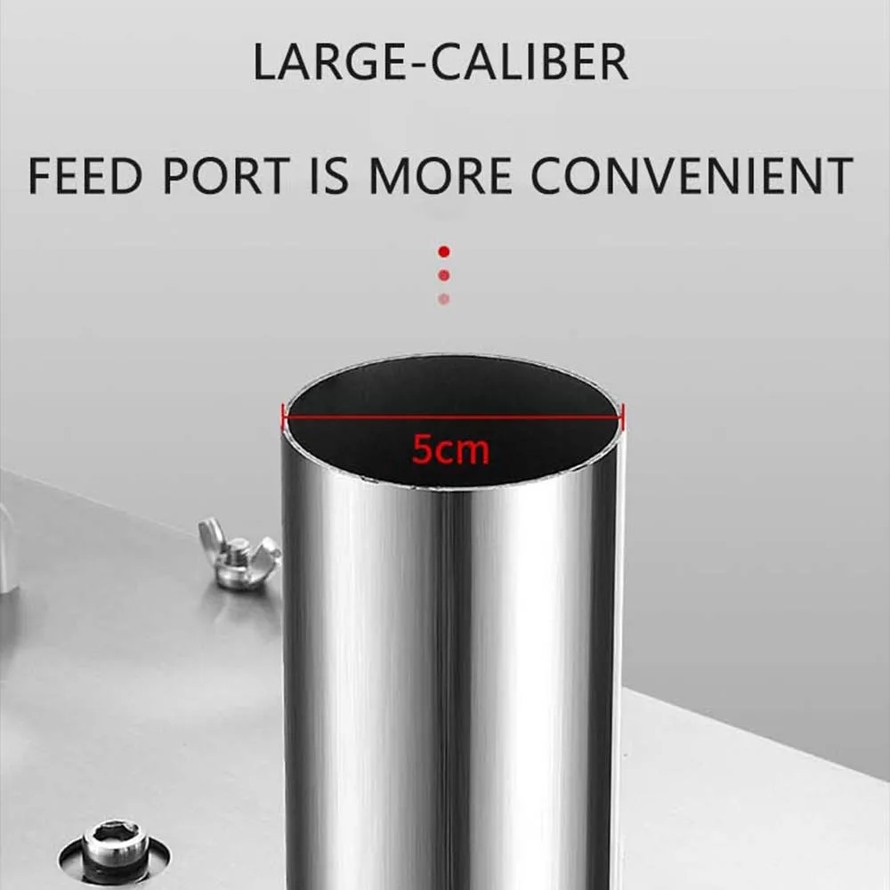 Os recém-chegados cortador de legumes elétrico comercial cortador de carne pimenta anéis slicer multifuncional aço inoxidável