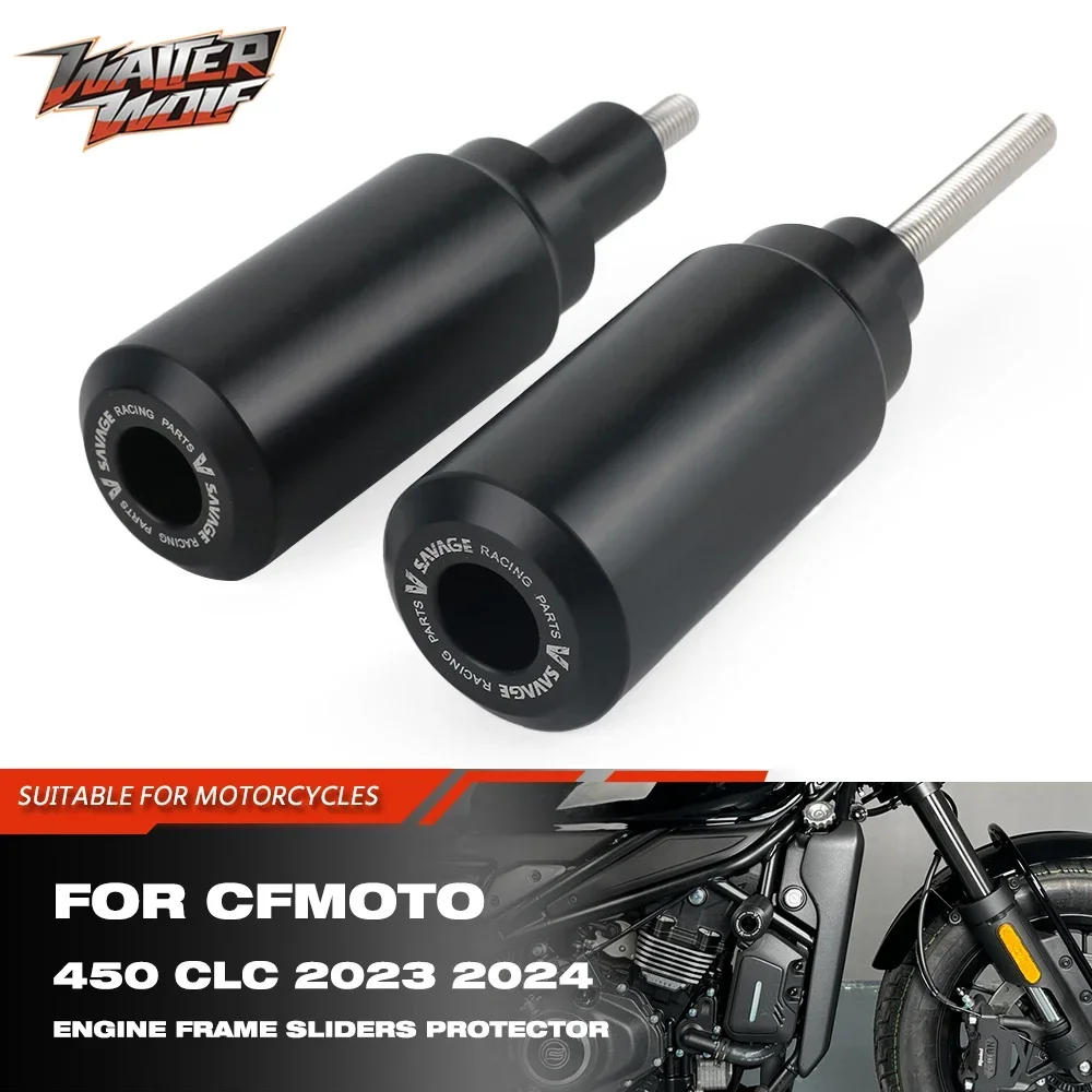 

Motorcycle Bobber 450CL-C Frame Slider Crash Protector For CFMOTO 450CLC CLC 450 CL-C 2023 2024 Engine Sliders Guard Protection