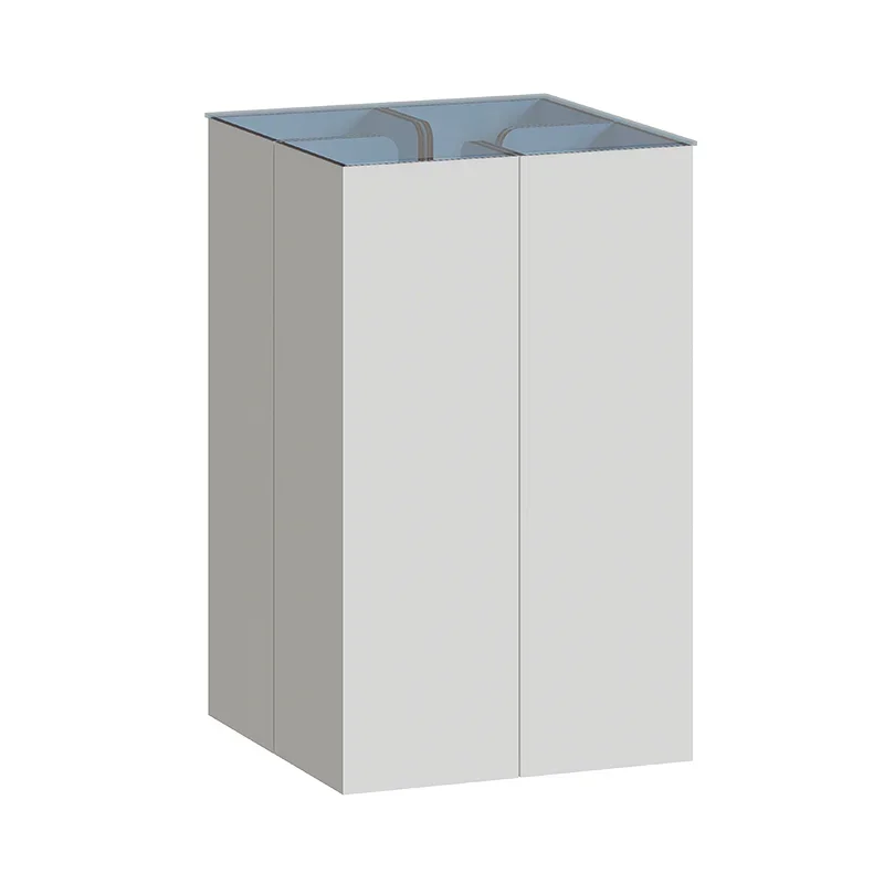 Patchwork booth column display stand display stand figure porch ornament square base window corrugated paper
