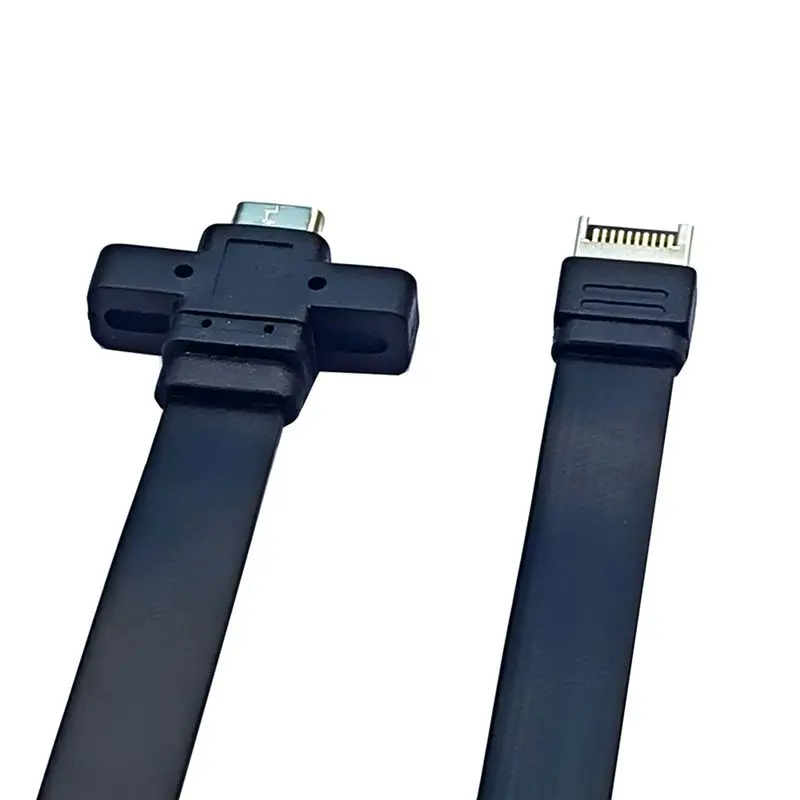 AT82-USB3.2 Gen2x2 Board Line Type-E Terminal Type-C Front C Mother 10G/20Gbps Flat Wire