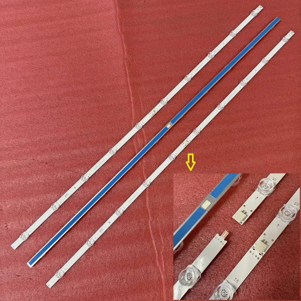 Faixa de luz de fundo LED 10LED para Hisense 43 polegadas TV 43S8 JL.D425A133O-OO3AS-M H0425U3U51-TOL1K1