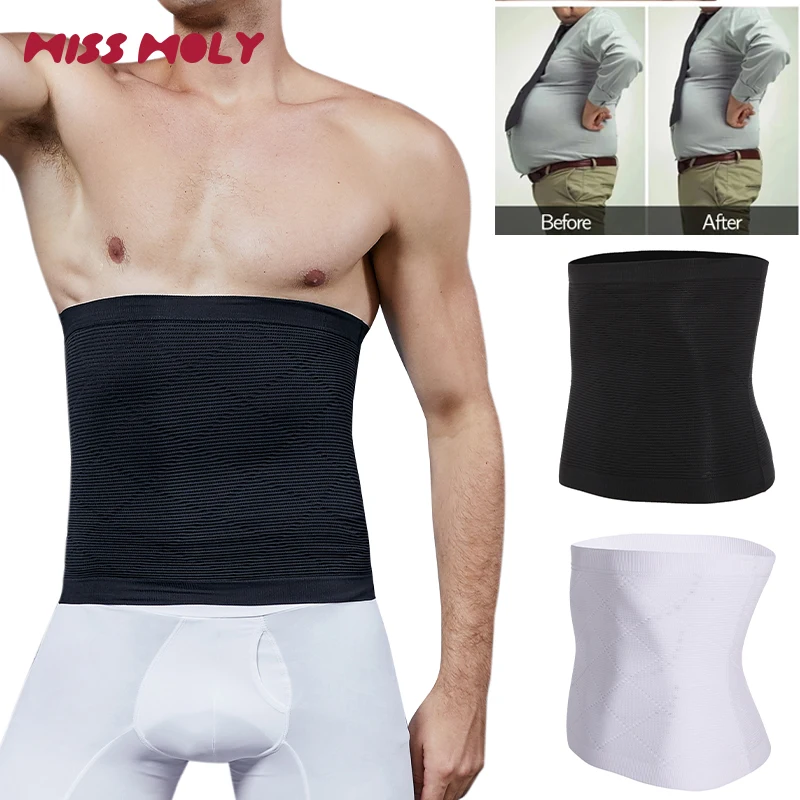 

Mens Tummy Control Shapewear Compression Waist Cincher Slimming Body Shaper Belly Fat Girdle Stomach Band Back Support Belt