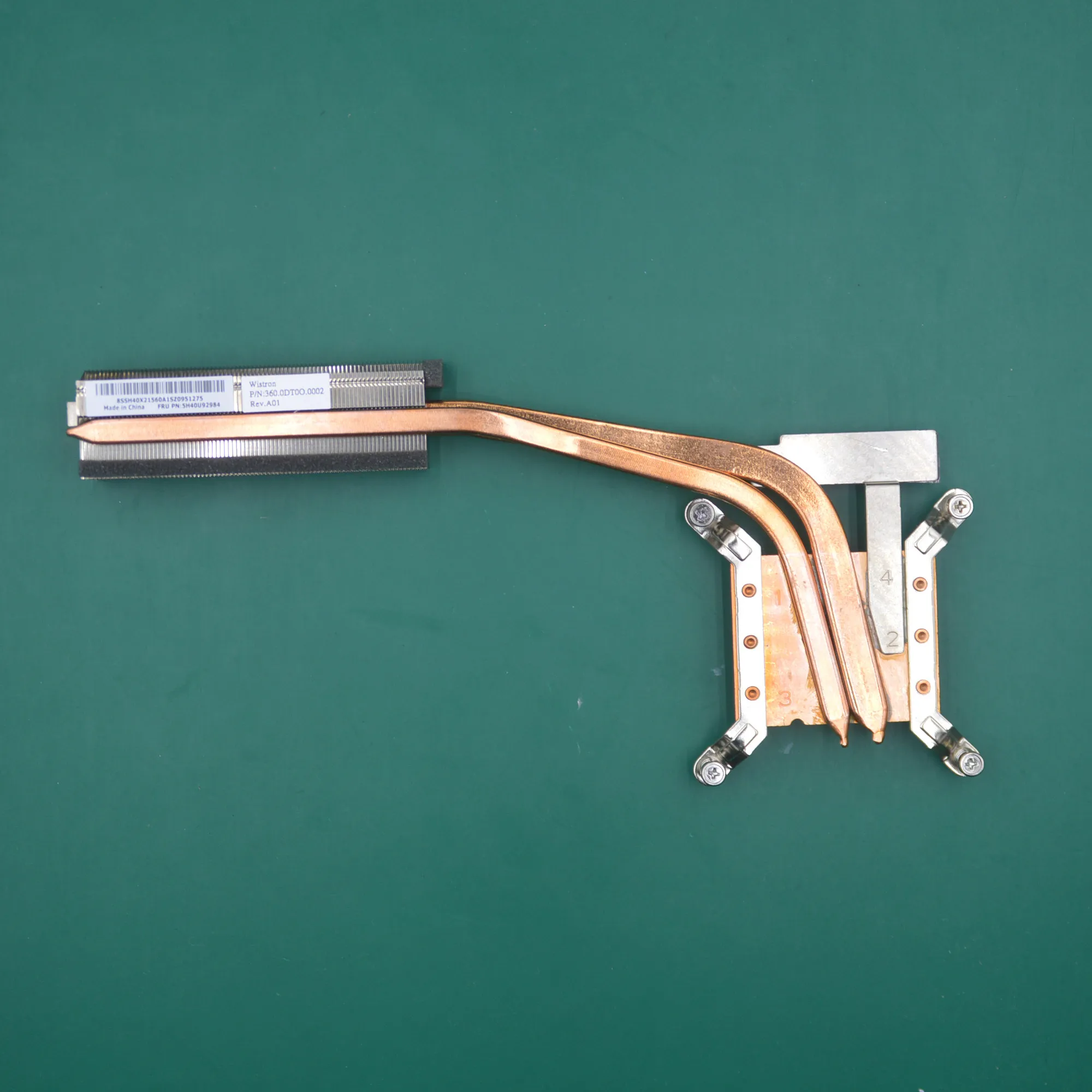 For ThinkCentre M70a M70q Radiator Cooling Copper Tube 5H40U92984 New