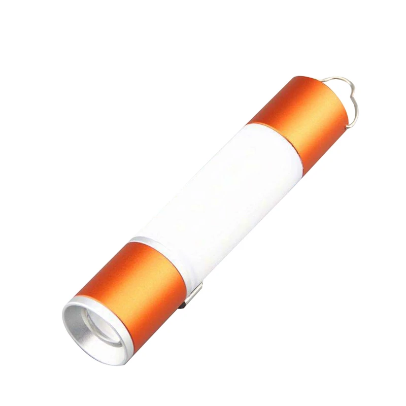 

New USB Charging Aluminum Alloy LED Portable Telescopic Flashlight Multifunctional Household Camping Tent Emergency Light