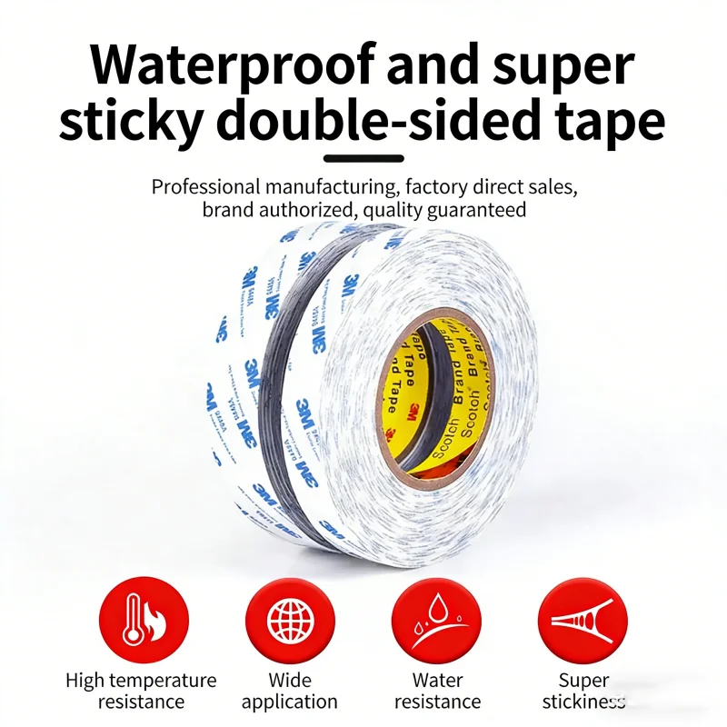 3M Double Sided Adhesive Tape 9448A Ultrathin High Viscosity Strong Tape Traceless High-temperature Metal Plastics Adhesive Tape view 2